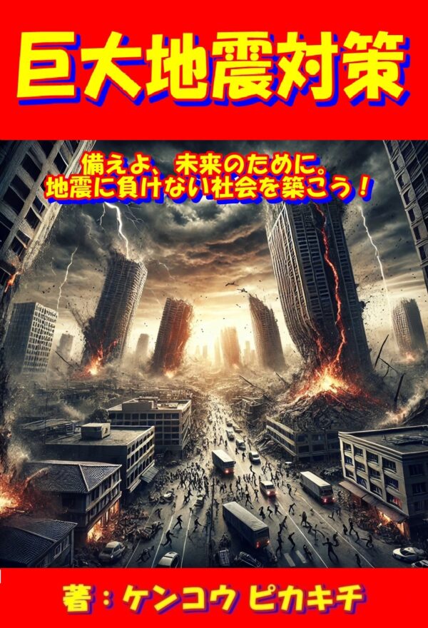 巨大地震対策: 備えよ、未来のために。地震に負けない社会を築こう！ 著: ケンコウ ピカキチ