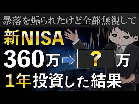 【激動の2024年】新NISAでオルカンとS&P500に1年間積立投資した結果公開